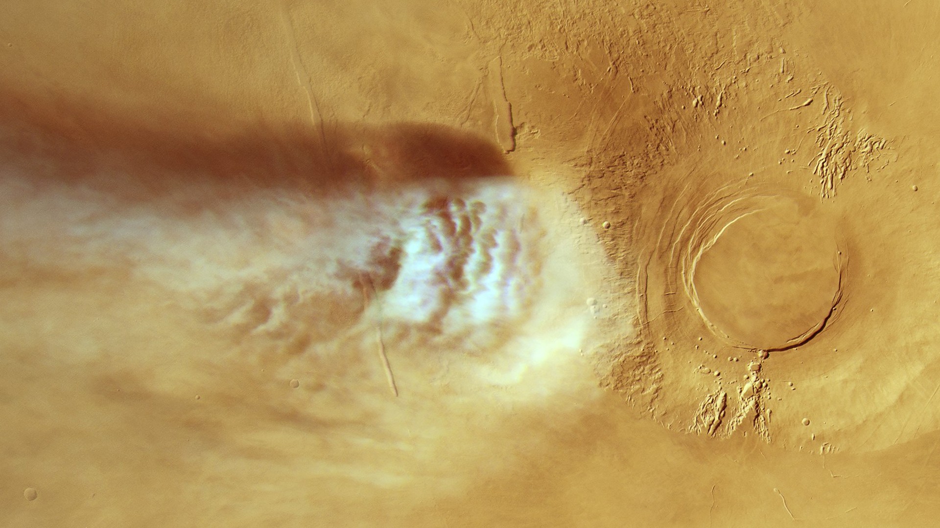 Mystery of Giant Martian Ice Cloud: Researchers Discover Anomaly